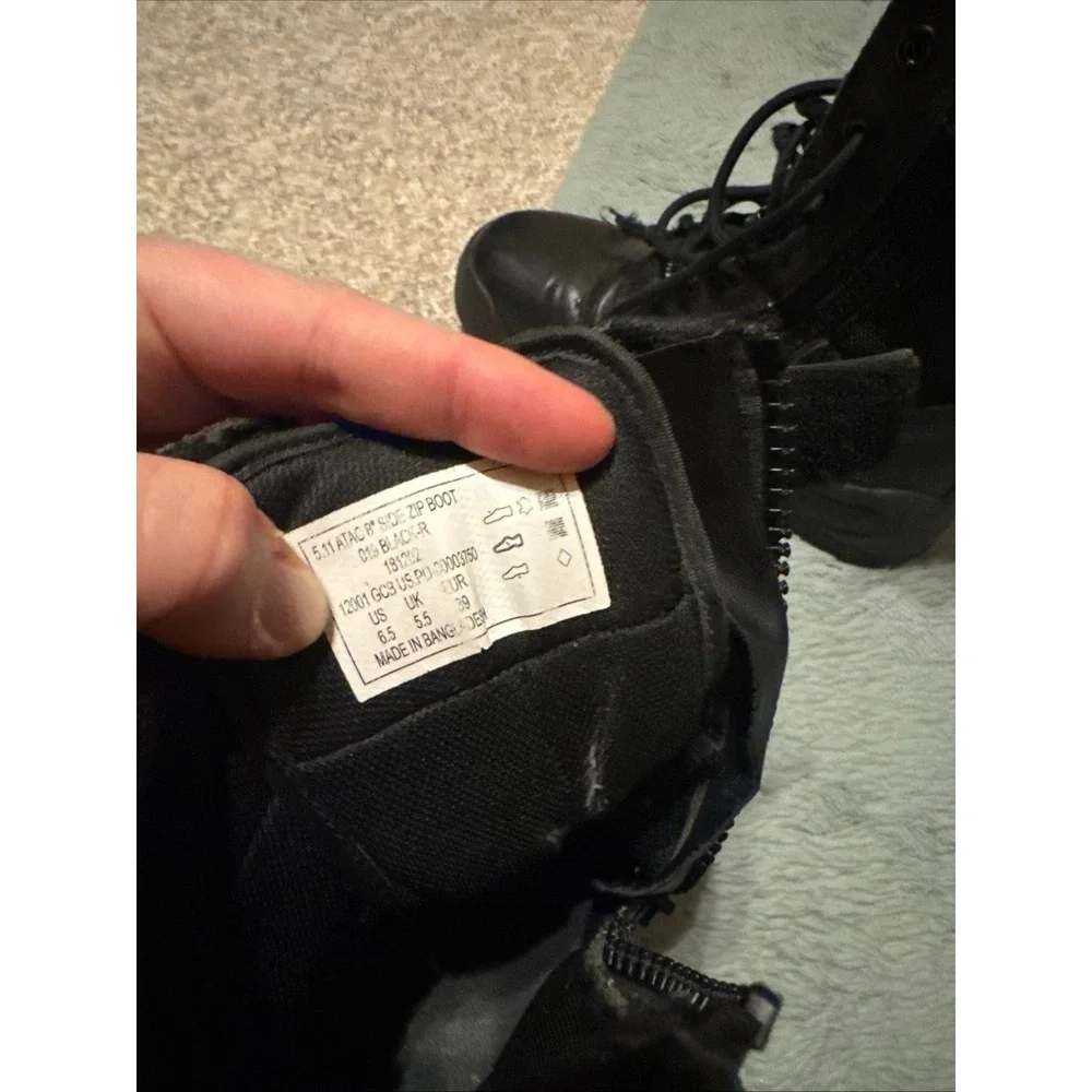 5.11 Tactical Boots Mens Size 6.5 ATAC 8